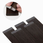 Beauty Works Celebrity Choice Slimline Tape Human Hair Extensions 20 Inch - Ebony 48g