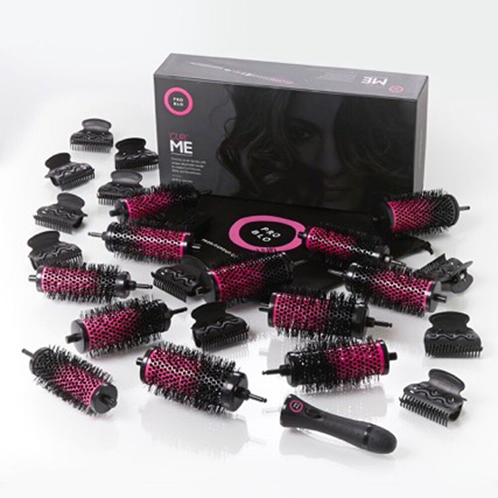 pro blo curlme ceramic detachable brush set hair brushes salon services