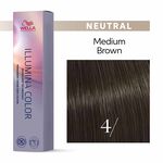 Wella Professionals Illumina Colour Tube Permanent Hair Colour - 4/ Medium Brown 60ml