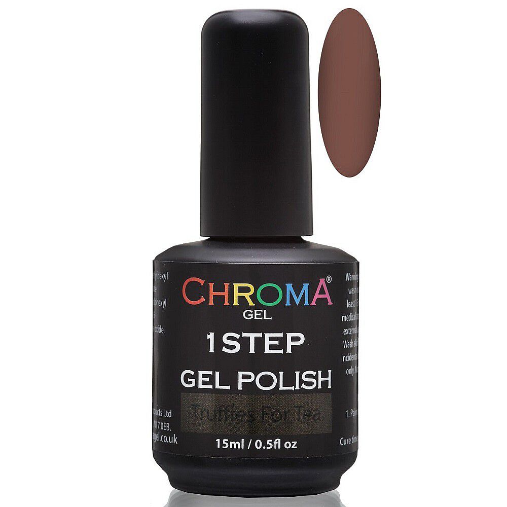 Chroma Gel One Step Gel Polish - Truffles For Tea 15ml