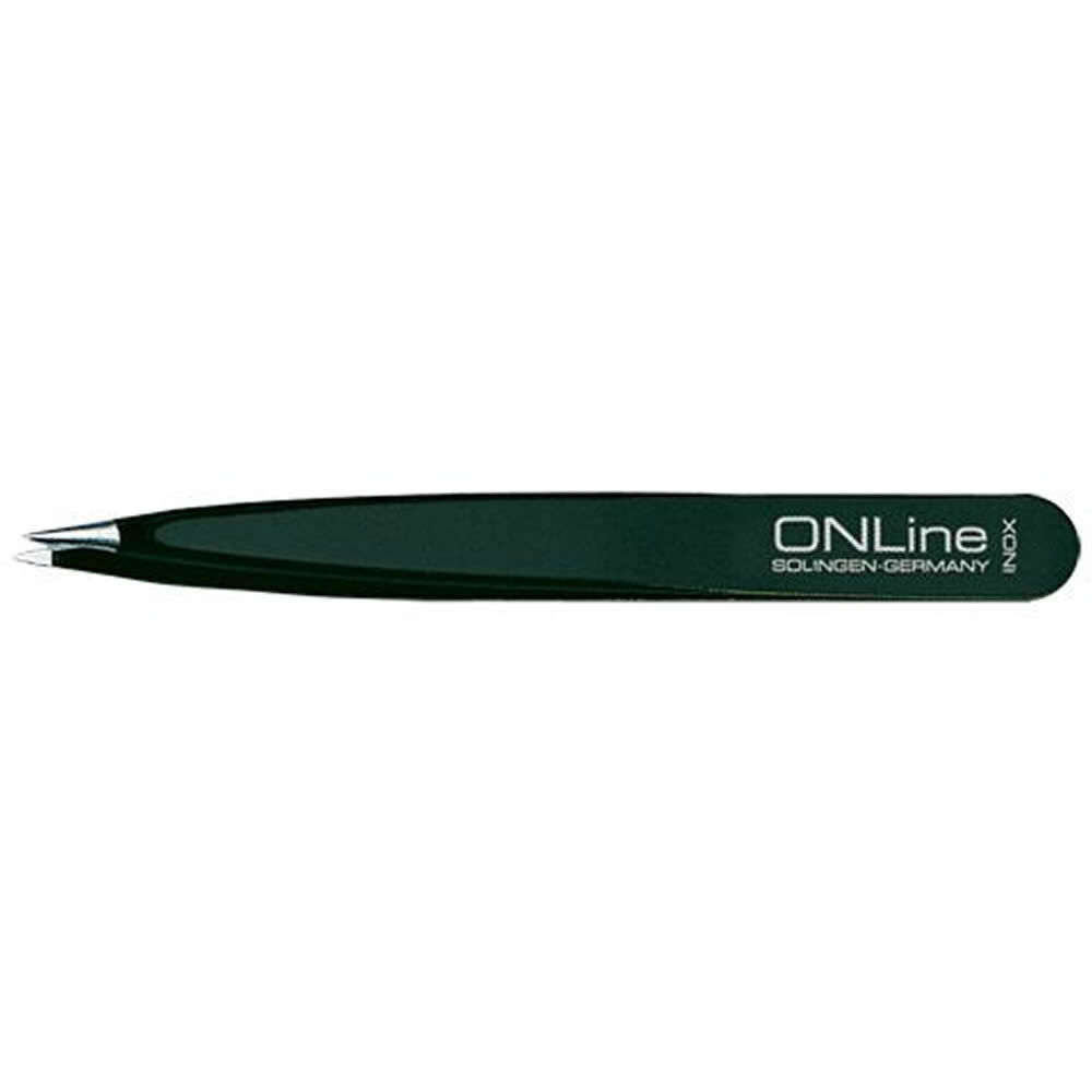 ONLine Pointed Tweezers Black
