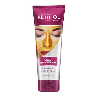 Gold face mask peel off