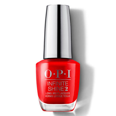 OPI Infinite Shine Easy Apply & Long-Lasting Gel Effect Nail Lacquer - Unrepentantly red 15ml 