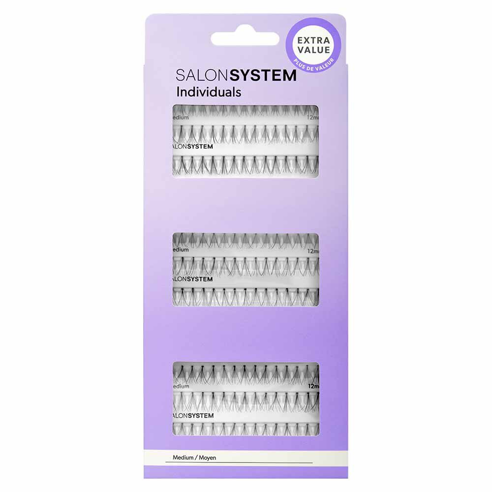 Salon System Individuals Lashes Value Pack - Medium