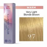 Wella Professionals Illumina Colour Tube Permanent Hair Colour - 9/7 Very Light Brown Blonde 60ml