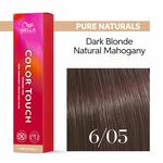 Wella Professionals Color Touch Demi-Permanent Hair Colour - 6/05 Dark Blonde Natural Mahogany 60ml