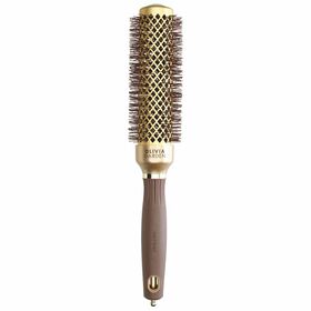 Olivia Garden Expert Blowout Round Hair Brush Speed Gold & Brown 35mm