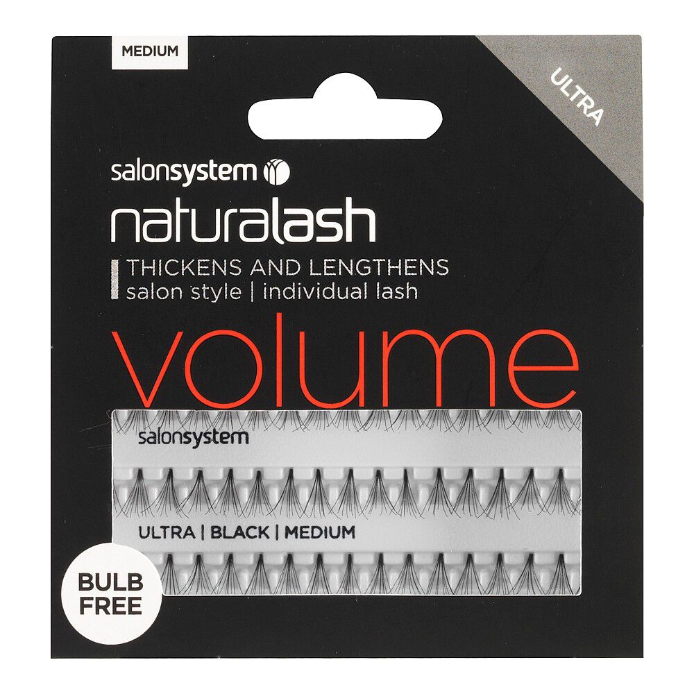 Salon System Naturalash Individual Lash Ultra Black Medium