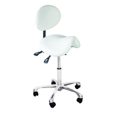 Salon Services Amelia Support Stool White