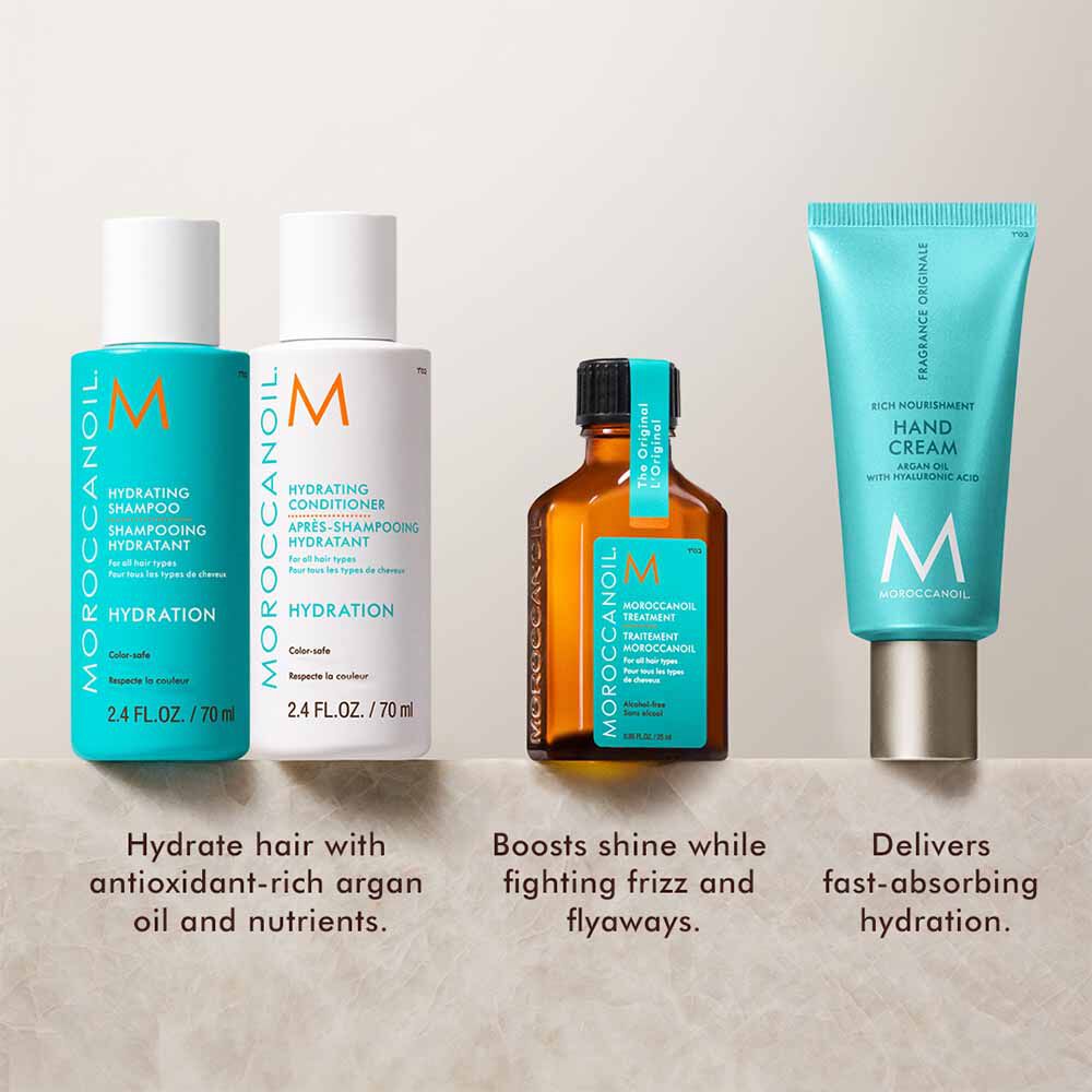 Moroccanoil Hydrating Travel Set | Shampoo | Salon Services