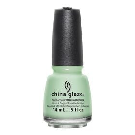 China Glaze Hard-wearing, Chip-Resistant, Oil-Based Nail Lacquer - Refresh Mint 14ml 
