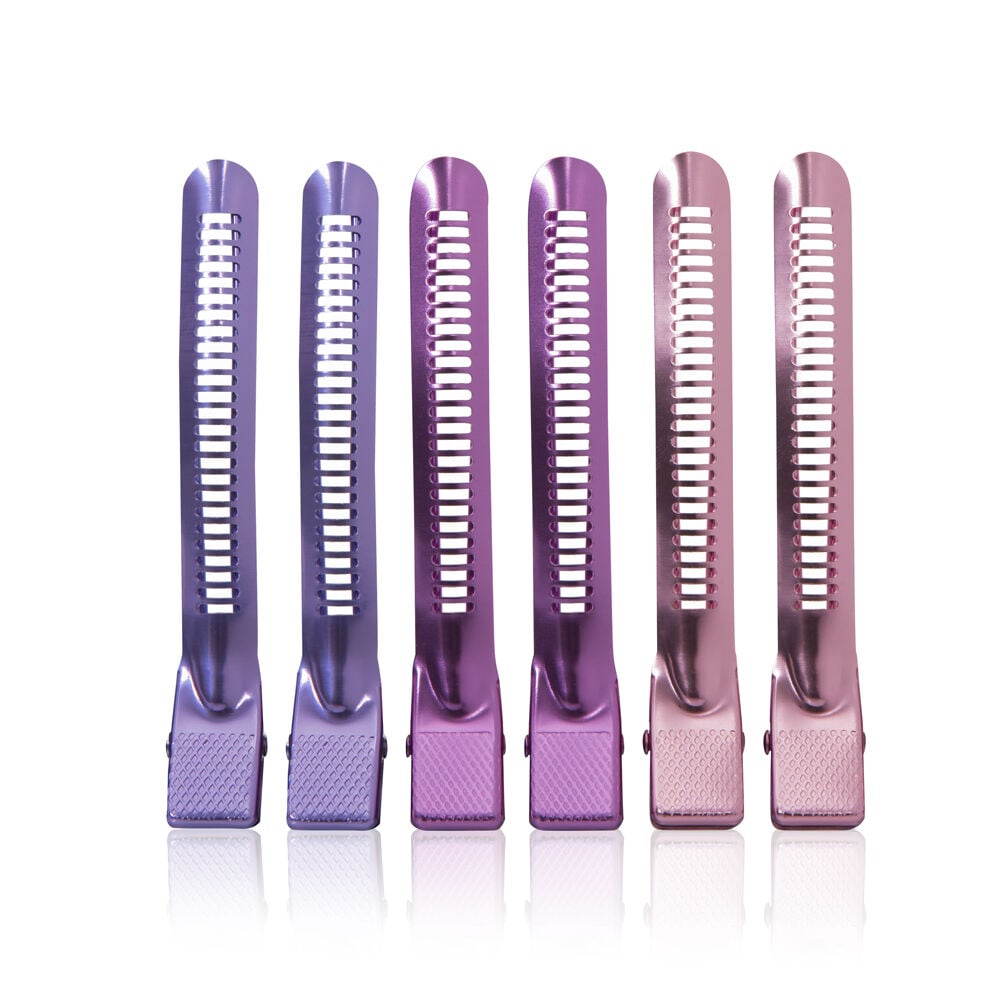 Salon Services Sectioning Clips - Short Stainless Steel