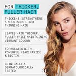 Nioxin System 3 Scalp + Hair Thickening Shampoo for Coloured, Dry and Damaged Hair with Light Thinning 300ml