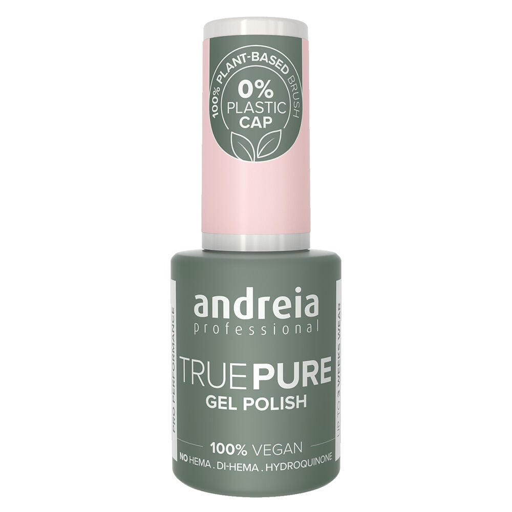 Andreia Professional True Pure T06 Milky Pink - Hema Free Gel Polish, 10.5ml