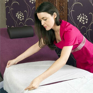 Salon Services Small Disposable White Towels Pack of 50