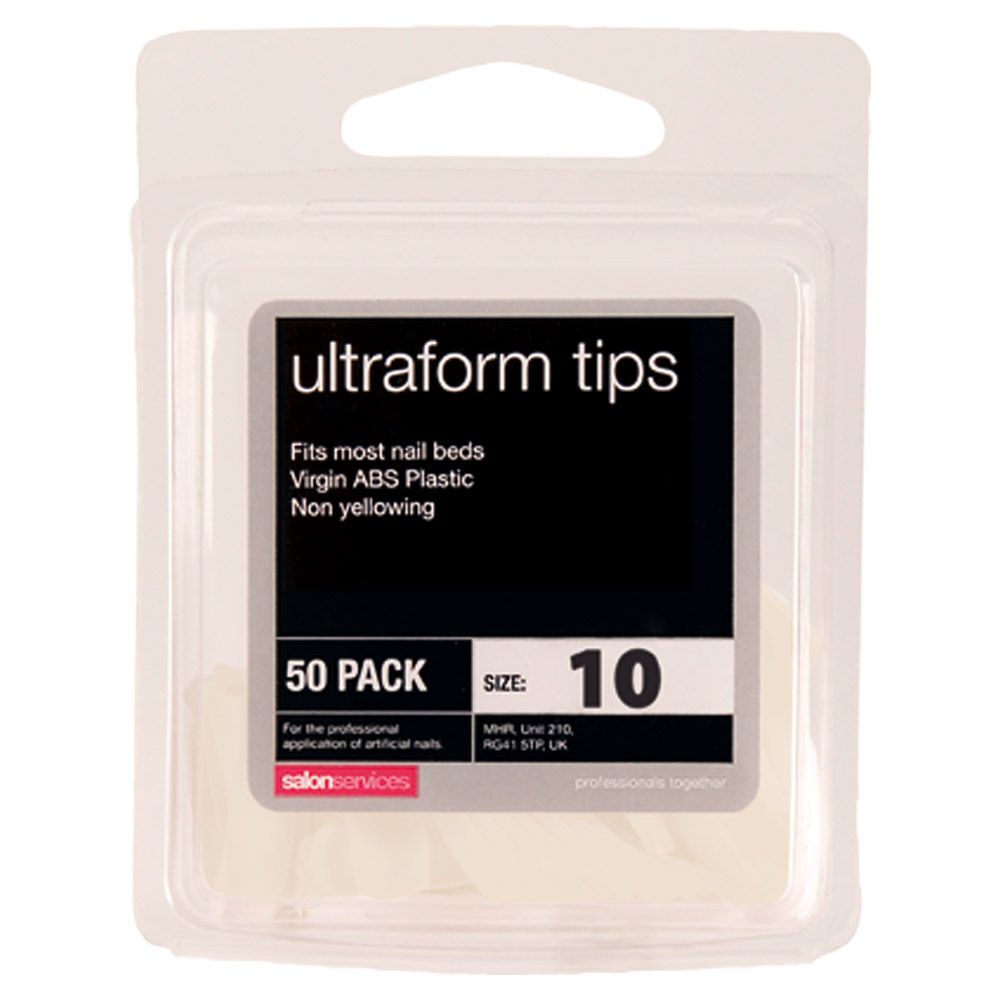 Salon Services Ultraform Tips Size 10 Pack of 50
