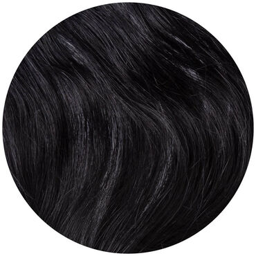Wildest Dreams Clip In Single Weft Human Hair Extension 18 Inch - 1 Blackest Black