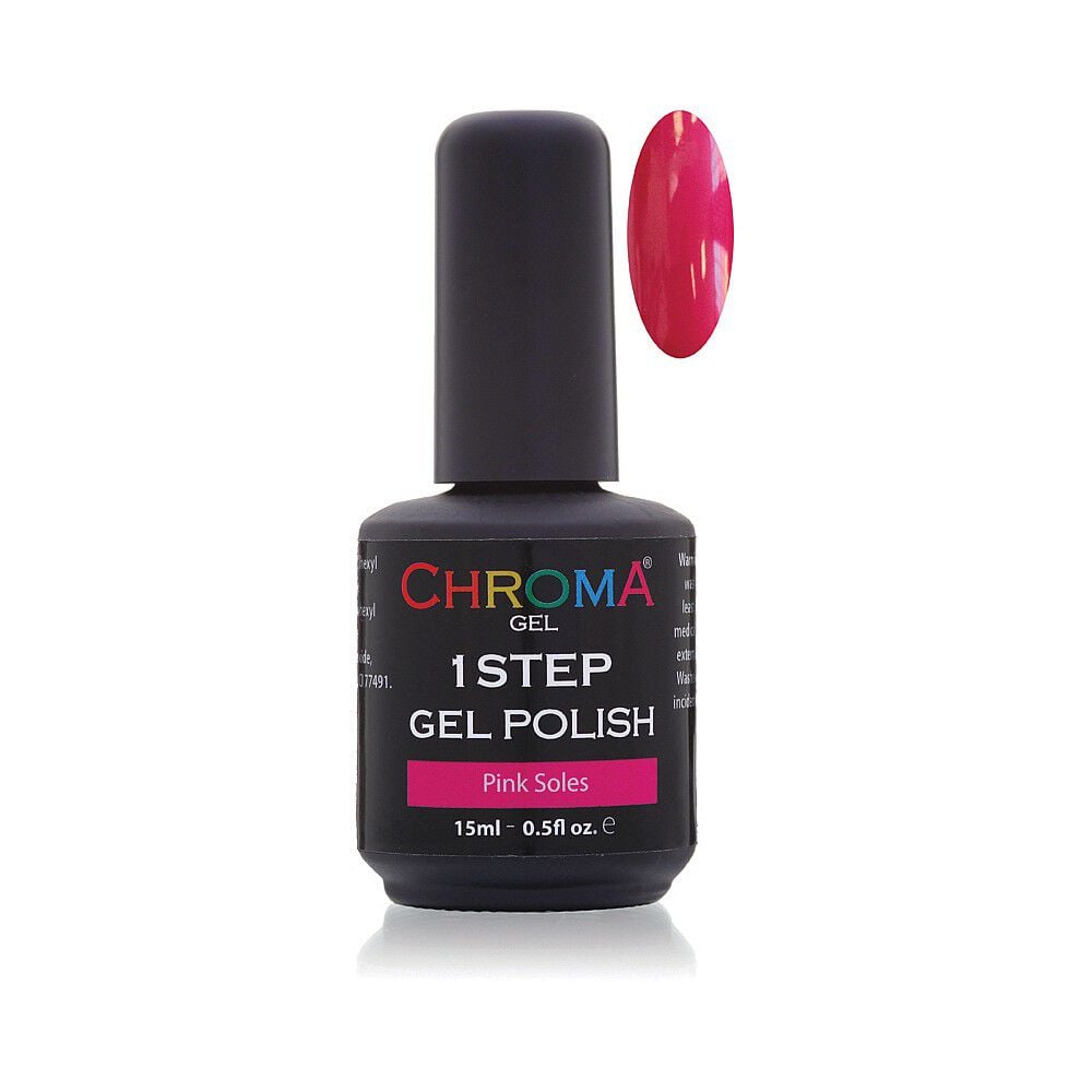 Chroma Gel One Step Gel Polish - Pink Sole 15ml