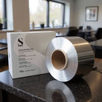 S-PRO Silver Aluminium Highlighting Foil, 18 microns, 10cm x 1000m