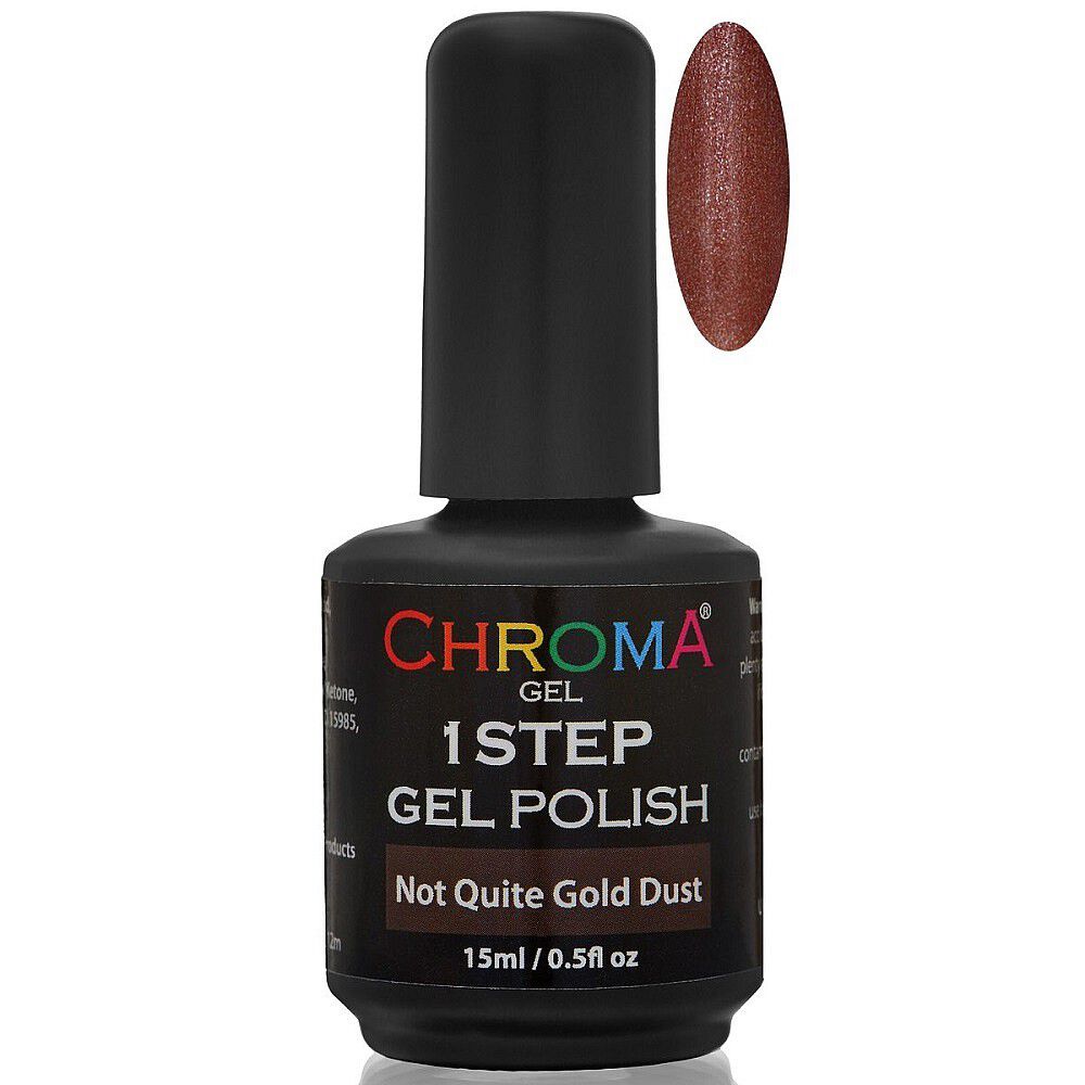 Chroma Gel One Step Gel Polish - Not Quite Gold Dust 15ml