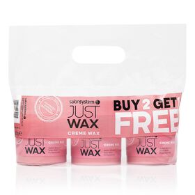 Just Wax Crème Wax Three Pots of 450g