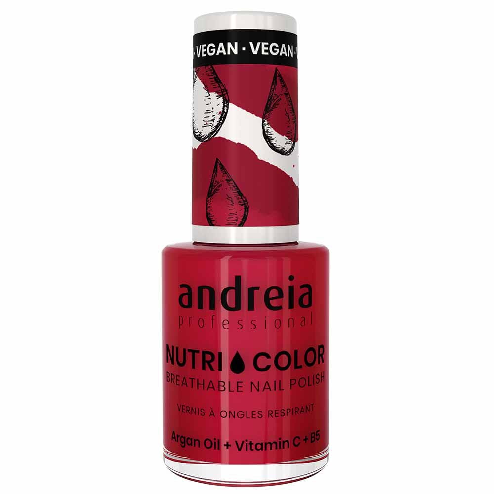 Andreia Professional Nutri Color NC 32 Bordeaux - Nail Polish, 10.5ml