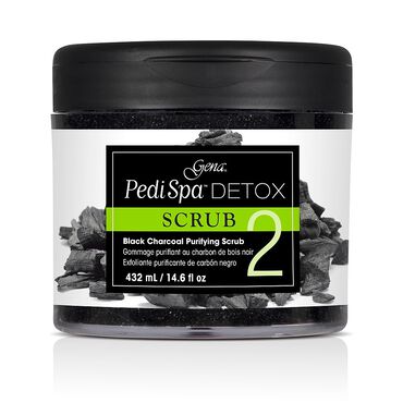Gena Pedi Spa Detox Charcoal Foot Scrub 118ml