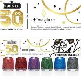 China Glaze Nail Lacquer Sesame Street 50 Years and Counting Collection - This is My Street Micro Mini 6pc Kit
