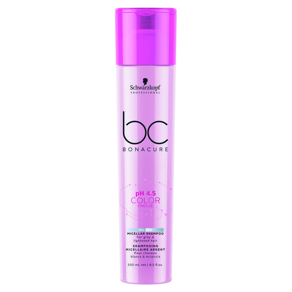 Schwarzkopf Professional Bonacure Ph 4 5 Color Freeze Silver Shampoo 250ml Shampoo Salon Services