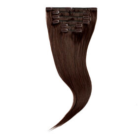 Wildest Dreams 100% Human Hair Clip-In Extensions, Half Head, 18 inch/52g - 2 Brownest Brown