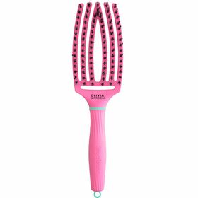 Olivia Garden Inner Child FingerBrush Care Iconic Boar & Nylon - Pink