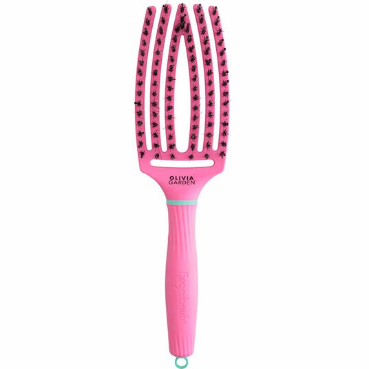 Olivia Garden Inner Child FingerBrush Care Iconic Boar & Nylon - Pink