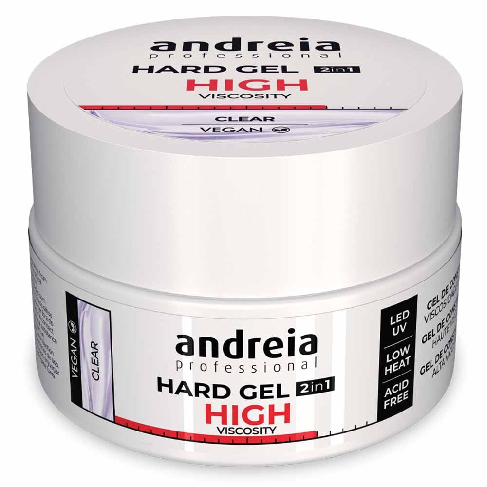 Andreia Professional Hard Gel 2 In 1 - High Viscosity Clear 22gr