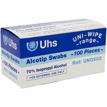 Uhs Pre-Injection Swabs Pack of 100