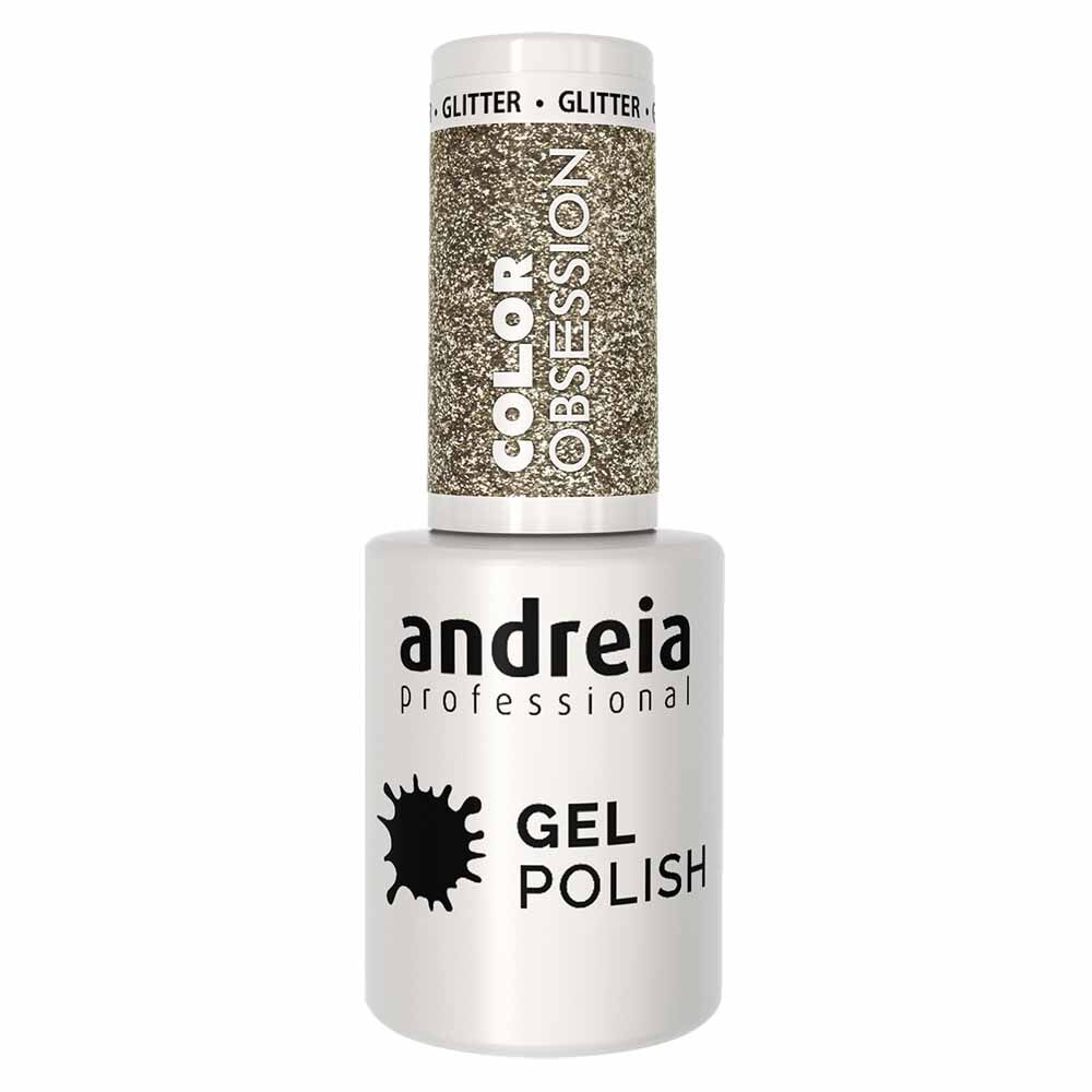 Andreia Professional Gel Polish OB1 Golden glitter, 10.5ml