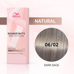 Wella Professionals Shinefinity Zero Lift Glaze - 06/02 Natural Dark Sage 60ml