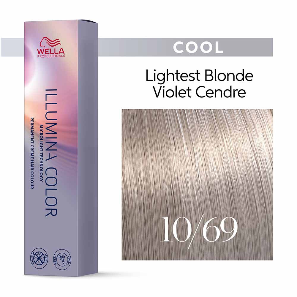 Illumina 10 69 Violet Blonde Hair Dye Salon Services Illumina 10 69 Violet Blonde Hair Dye Salon Services