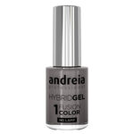 Andreia Professional Hybrid Gel Nail Polish - Fusion Color H4 Dark Grey, 10.5ml