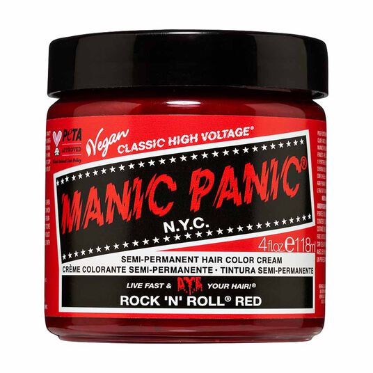 Manic Panic High Voltage Semi Permanent Hair Colour Cream - Rock 'N' Roll Red 118ml