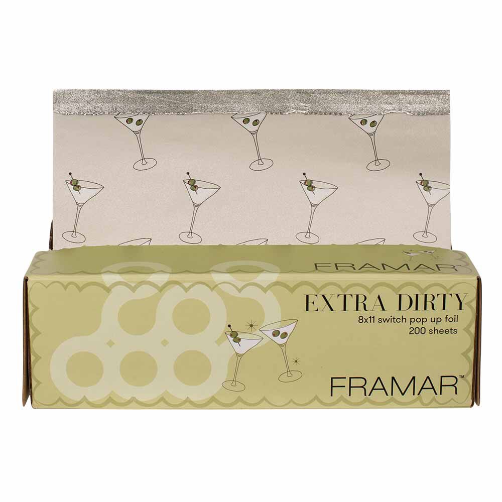 Framar Extra Dirty, 8x11 Pop Up Hair Foil Sheets, Pack of 200