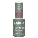 Andreia Professional True Pure T42 Taupe with Gold Shimmer - Hema Free Gel Polish, 10.5ml