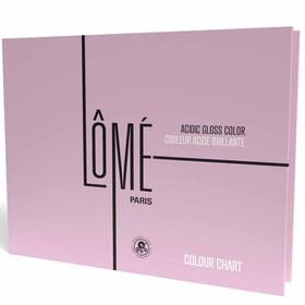 Lome Paris Acidic Gloss Demi-Permanent Colour Shade Chart