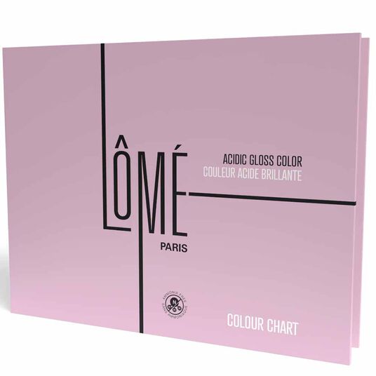 L&ocirc;m&eacute; Paris Acidic Gloss Demi-Permanent Colour Shade Chart