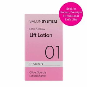 Salon System Lash & Brow Lift Lotion Step 1 Sachets, Pack of 15