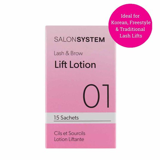 Salon System Lash & Brow Lift Lotion Step 1 Sachets, Pack of 15