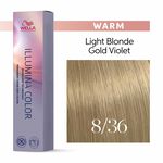 Wella Professionals Illumina Color Permanent Hair Colour - 8/36 Light Blonde 60ml