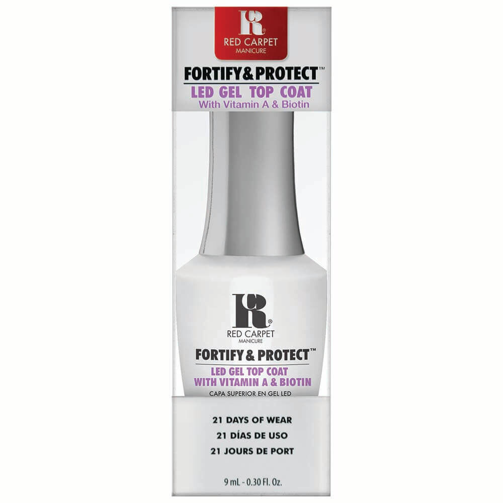 Red Carpet Manicure Fortify & Protect Gel Polish Top Coat 9ml Gel