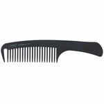 Sibel Carbon Line Wide Tooth Handled Antistatic Comb 21.8cm
