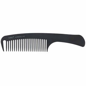 Sibel Carbon Line Wide Tooth Handled Antistatic Comb 21.8cm
