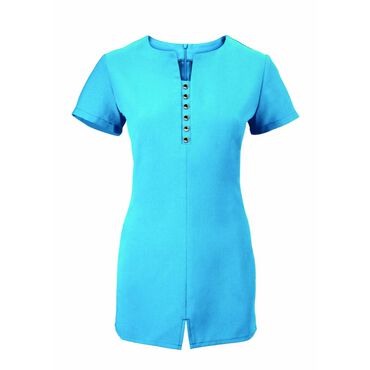 * Alexandra Women's Notch Neck Tunic - Peacock